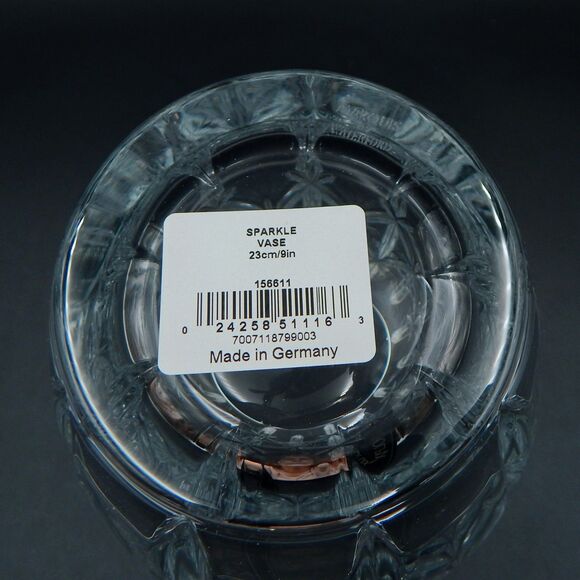 Marquis by Waterford Sparkle Vase Crystal Germany 9 Inch Star Pattern - Picture 7 of 9